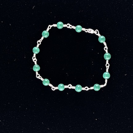 Malachite Chain Bracelet