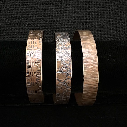 Narrow Copper Cuffs