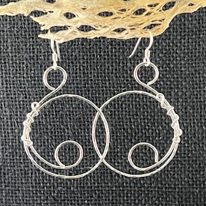 Spiral Hoop Earrings