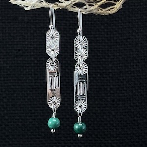 Split Bar Dangle Earrings